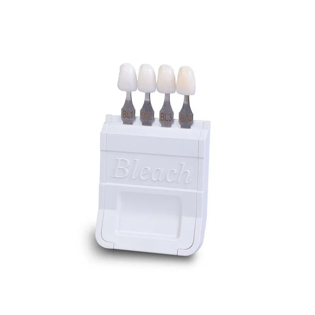 Teeth Whitening Shade Guide - 4 kleuren Tandheelkundige Gebleekte Schaduw Gids