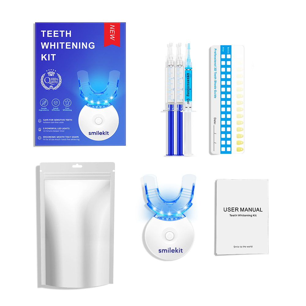 Teeth Whitening Led Kit - Tandenbleekset - 5X LED-lichttandenbleekmiddel met 35%