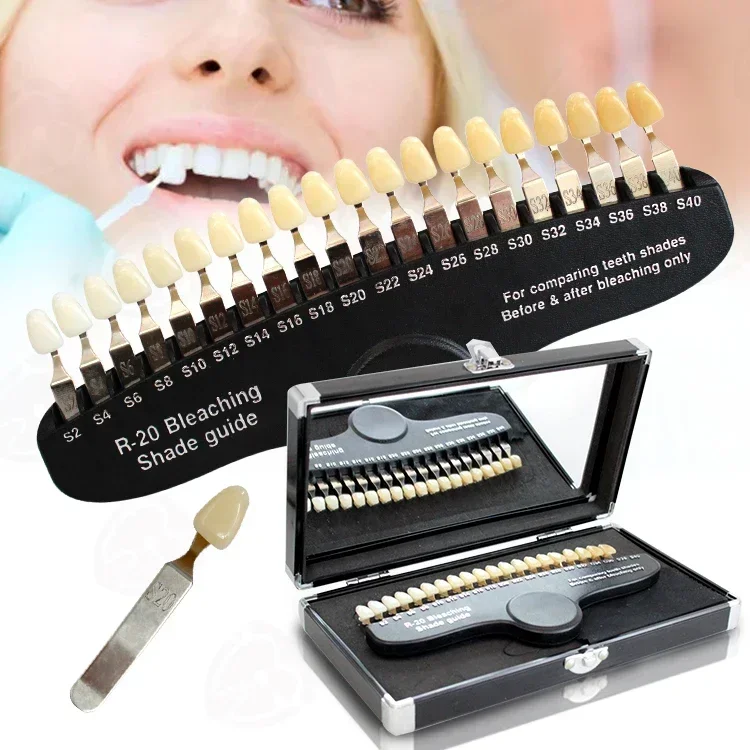 Teeth Whitening Shade Guide - Professionele Tanden Whitening Bleken Schaduw Gidsen/20