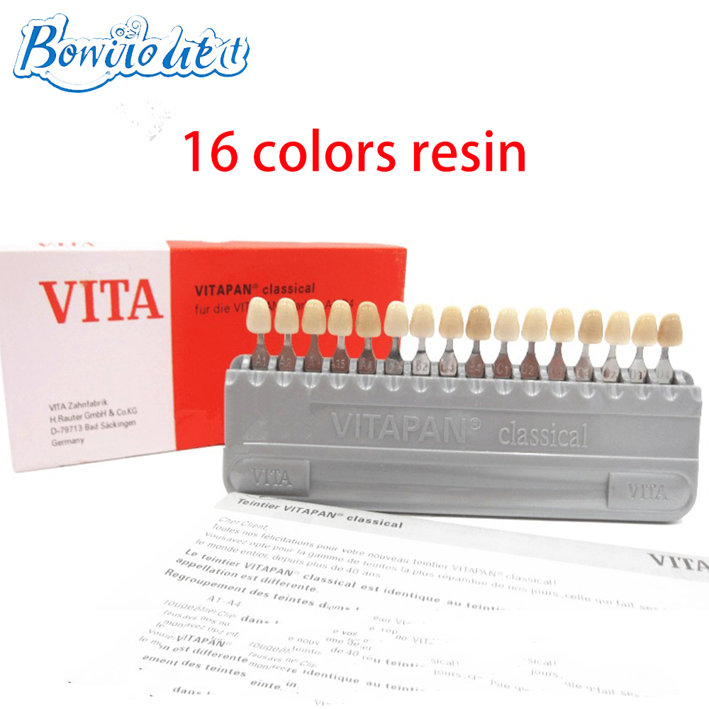 Teeth Whitening Shade Guide - VITA 16 Kleuren Tanden Schaduw Gids