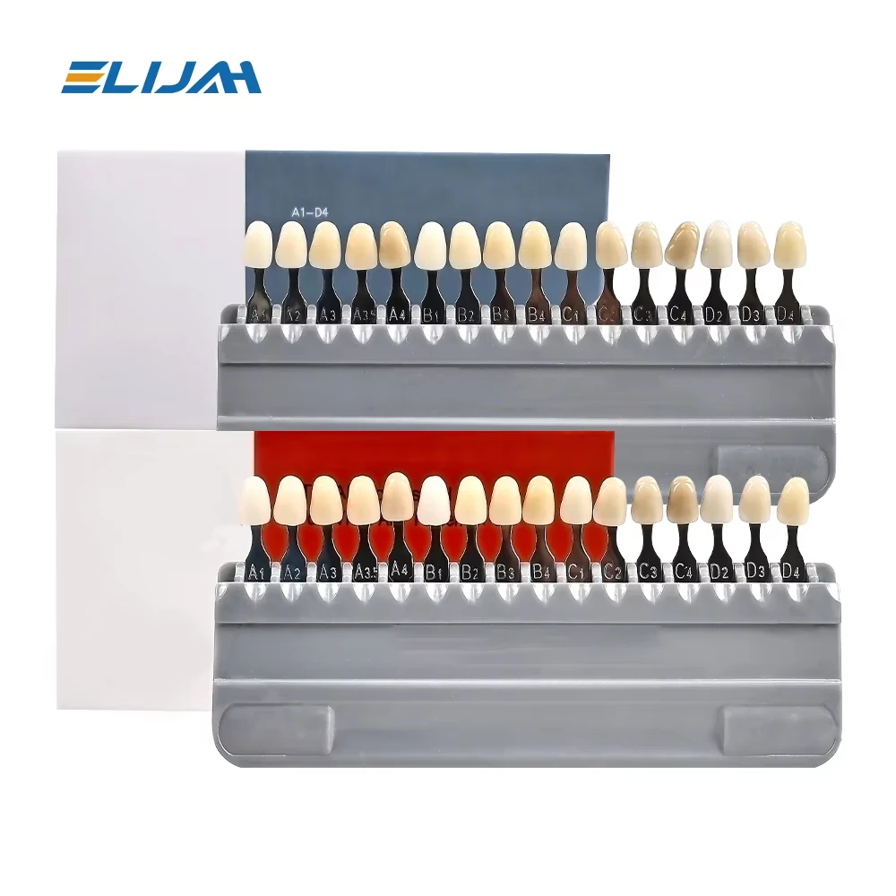 Teeth Whitening Shade Guide - ELIJAH Master Dental Bleach Shade Gids