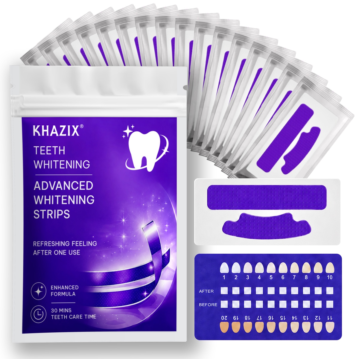 Teeth Whitening Strips Crest - 1/7 paar tandenbleekstrips voor een witter