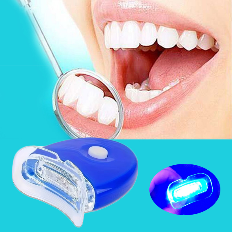 Teeth Whitening Led Kit - Thuisgebruik Draadloos tandenbleekapparaat Tandlicht LED Blauw