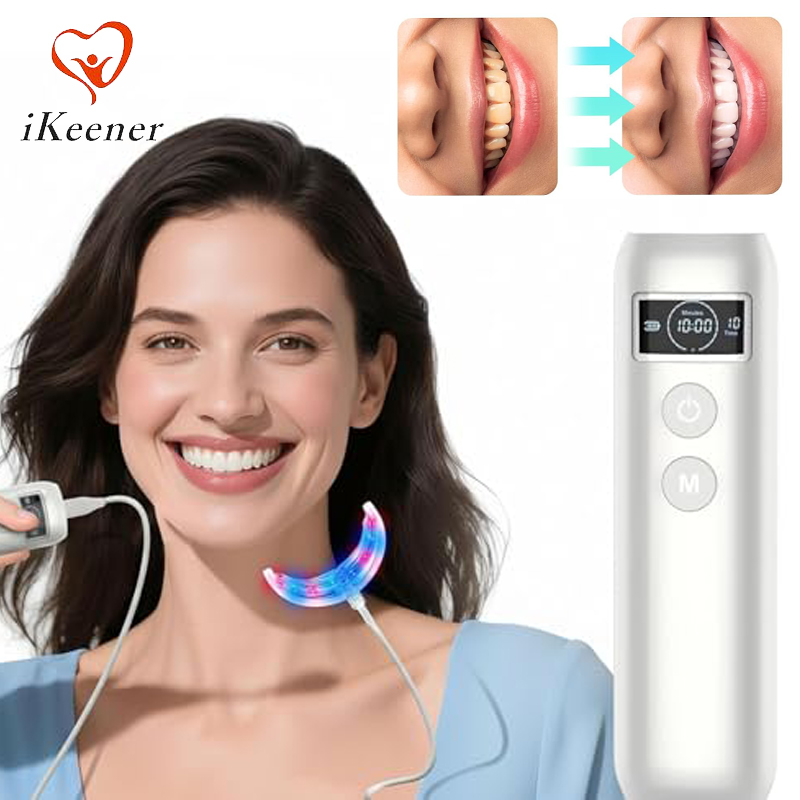 Teeth Whitening Led Kit - Tandenbleek-accelerator met 16 LED rood-blauwe verlichtingsstrips