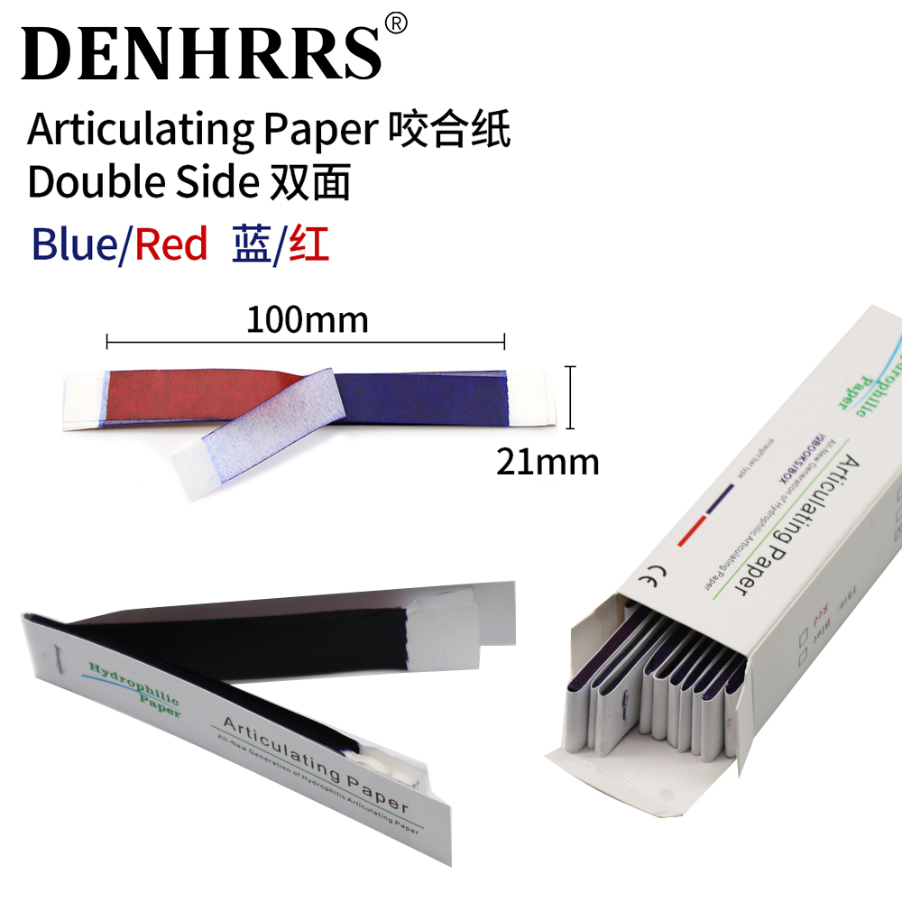 Teeth Whitening Retainer - Scharnierend papier Tandarts Labproducten Dubbelzijdige bijtstrips