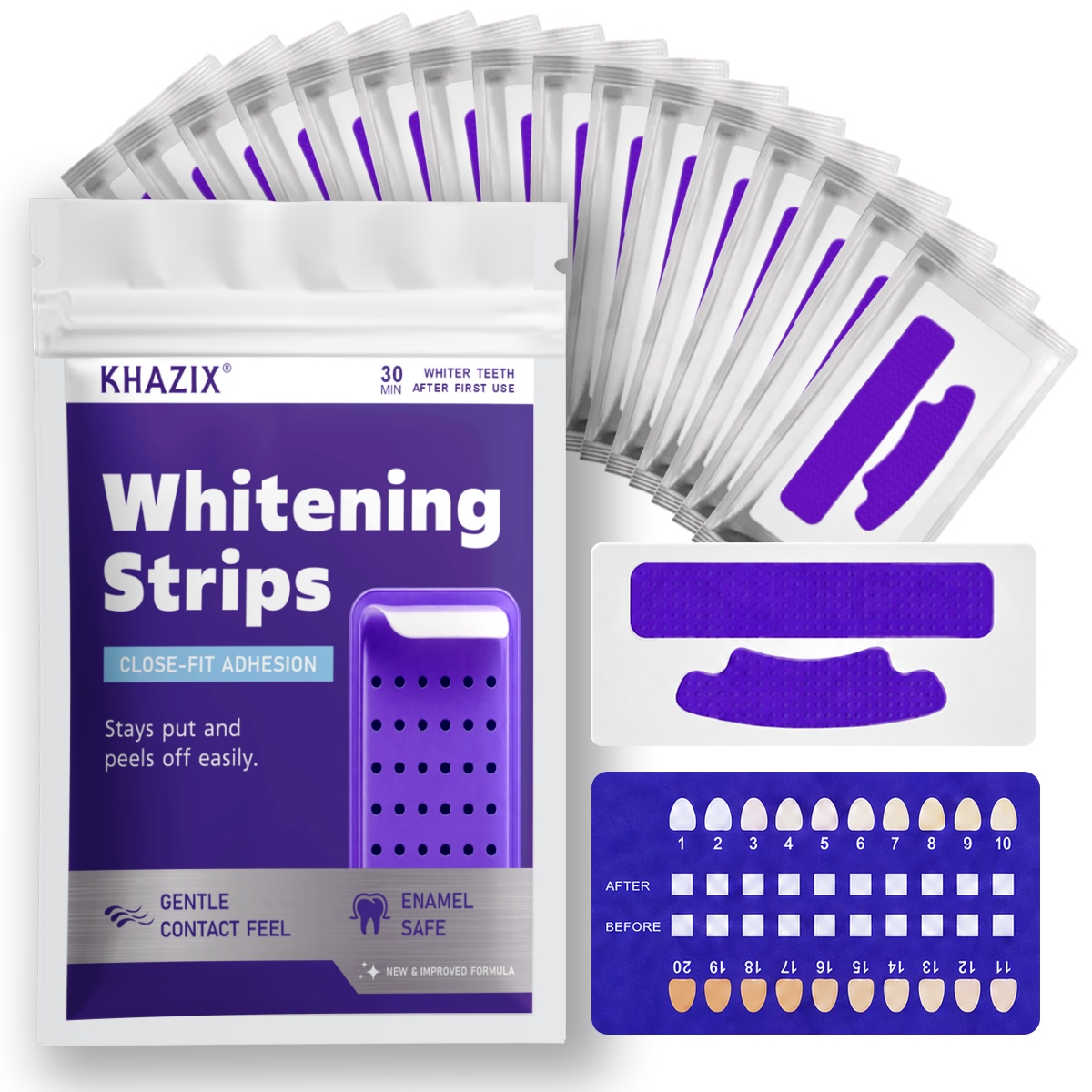 Teeth Whitening Strips Crest - 7 stuks tandenbleekstrips voor een witter