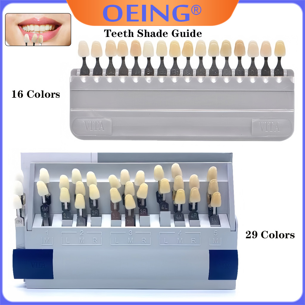Teeth Whitening Shade Guide - 29/16 Kleuren Tanden Schaduw Gids Keramische