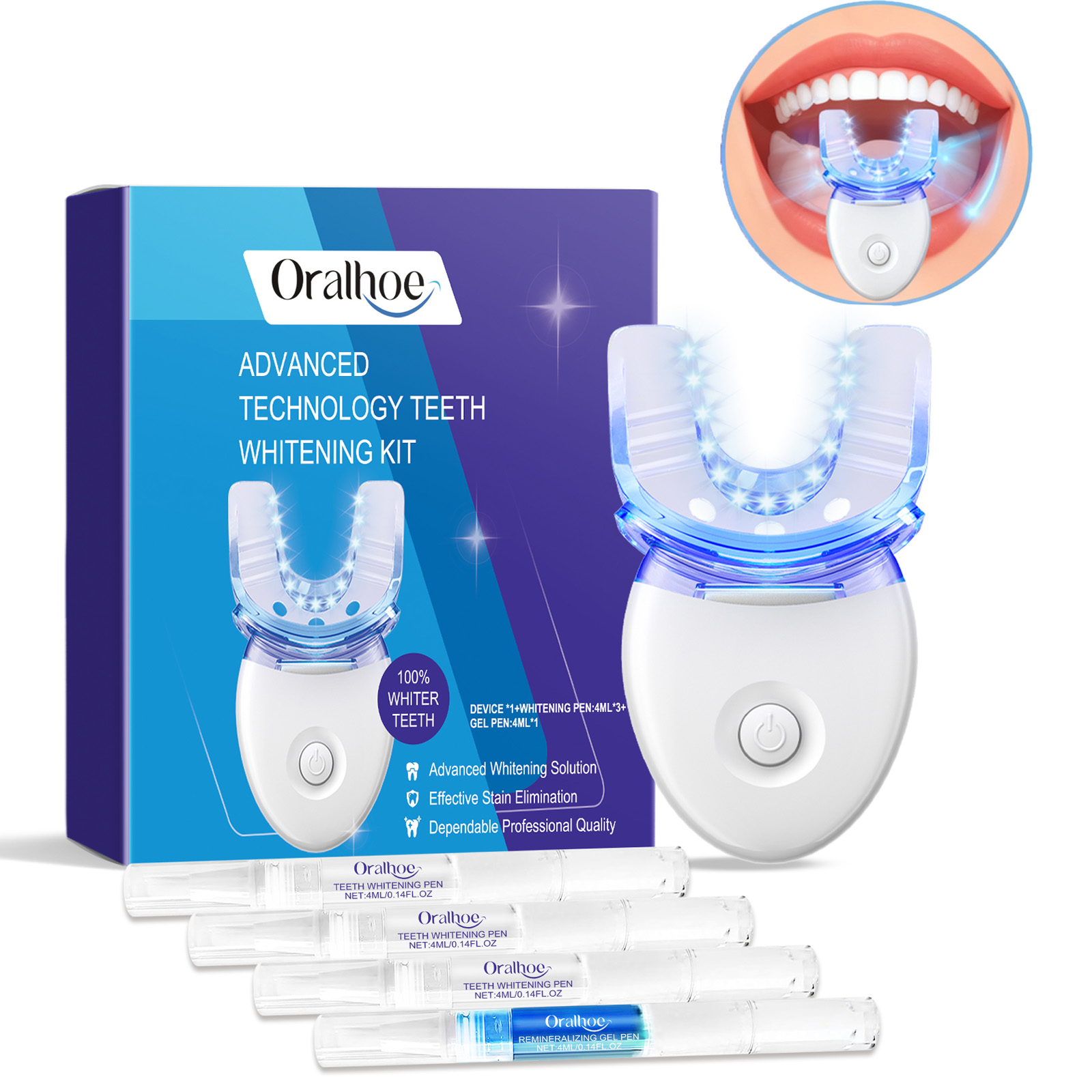 Teeth Whitening Led Kit - Professionele Tanden Whitening LED Light Kit