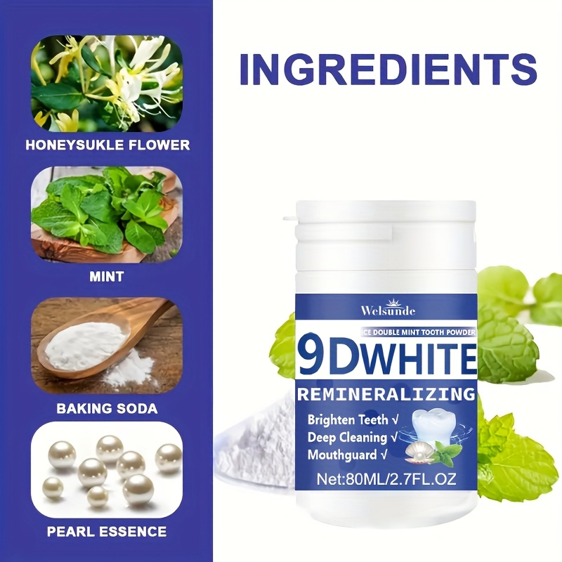 9D White Remineraliserend hydr - Teeth Whitening Powder recensie en prijs