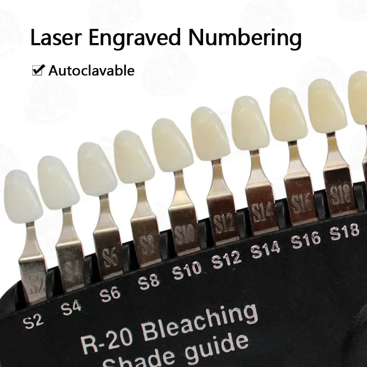 Professionele Tanden Whitening - Teeth Whitening Shade Guide recensie en prijs