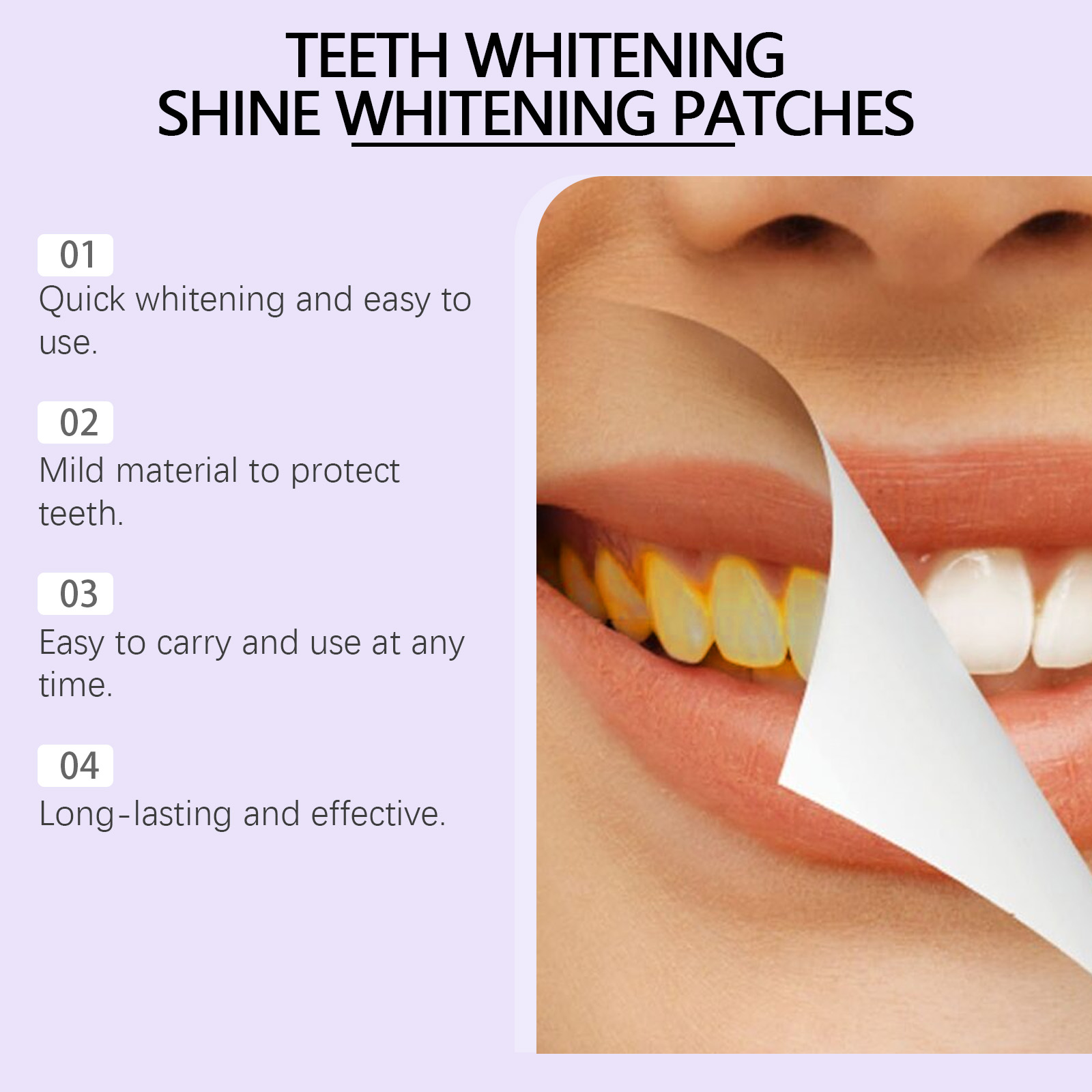 Paarse tandenbleekstrips – ver - Teeth Whitening Strips Crest recensie en prijs