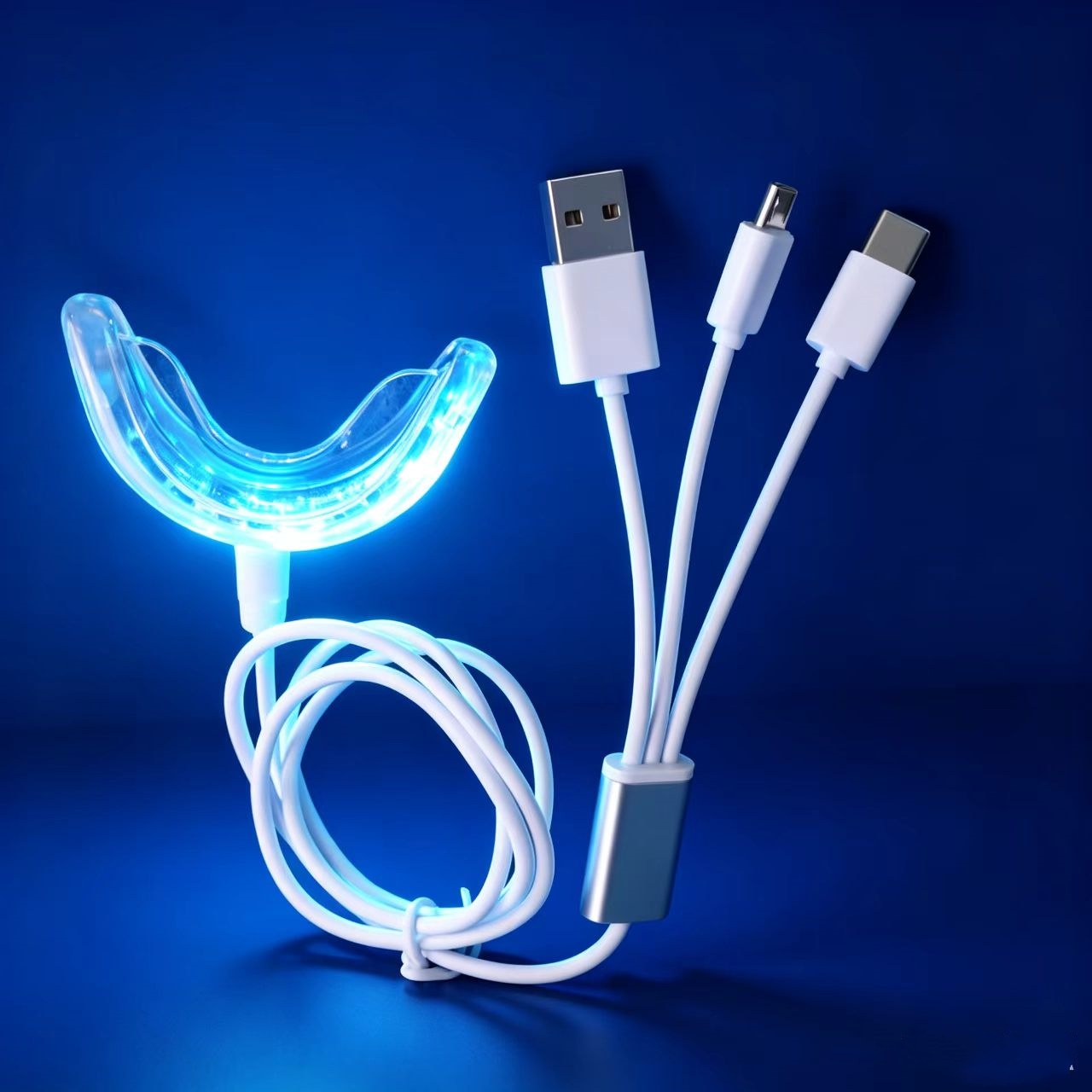 LED draagbare tandenbleekset,  - Teeth Whitening Led Kit recensie en prijs