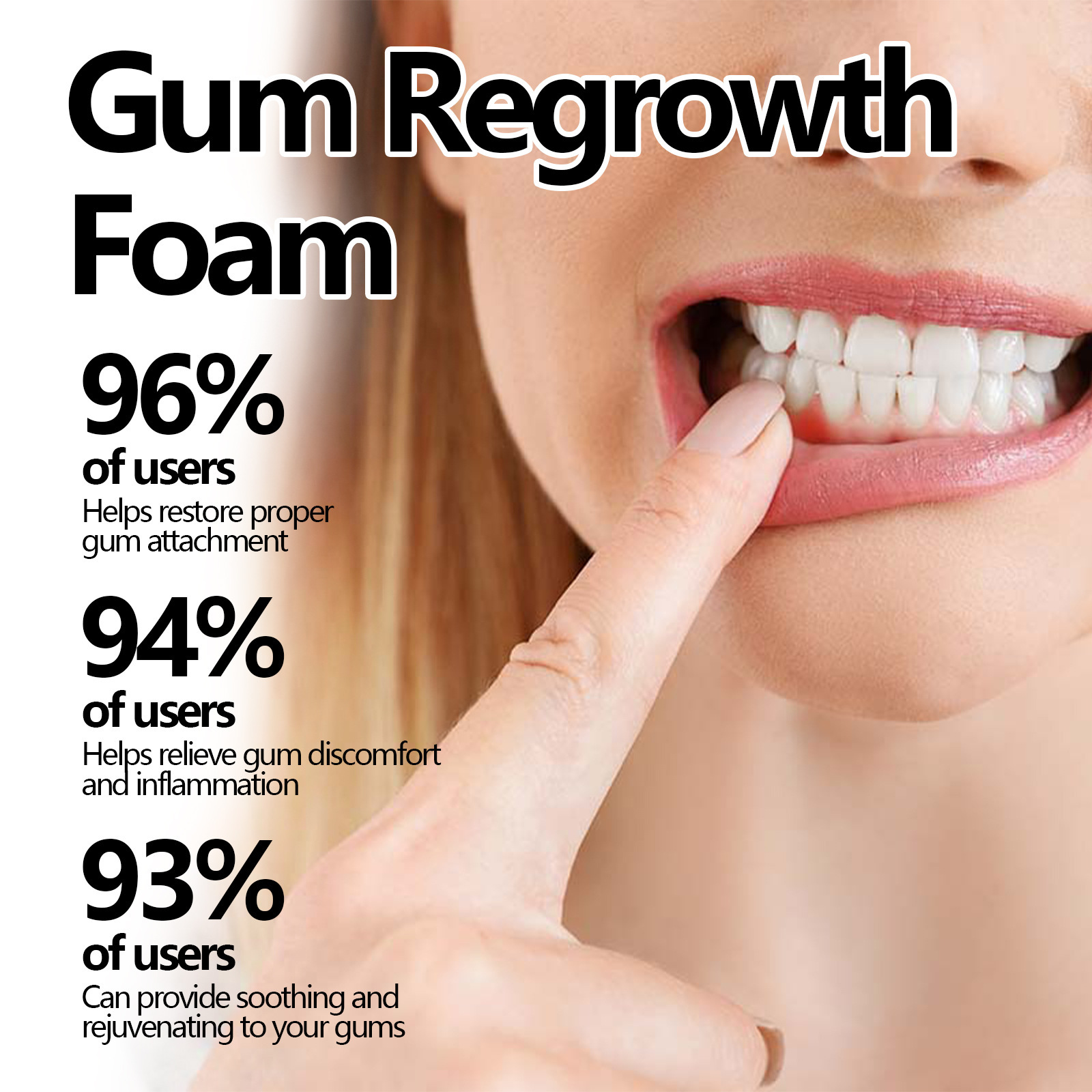 Gum Repair Foam Mousse Tandpas - Teeth Whitening Mousse recensie en prijs