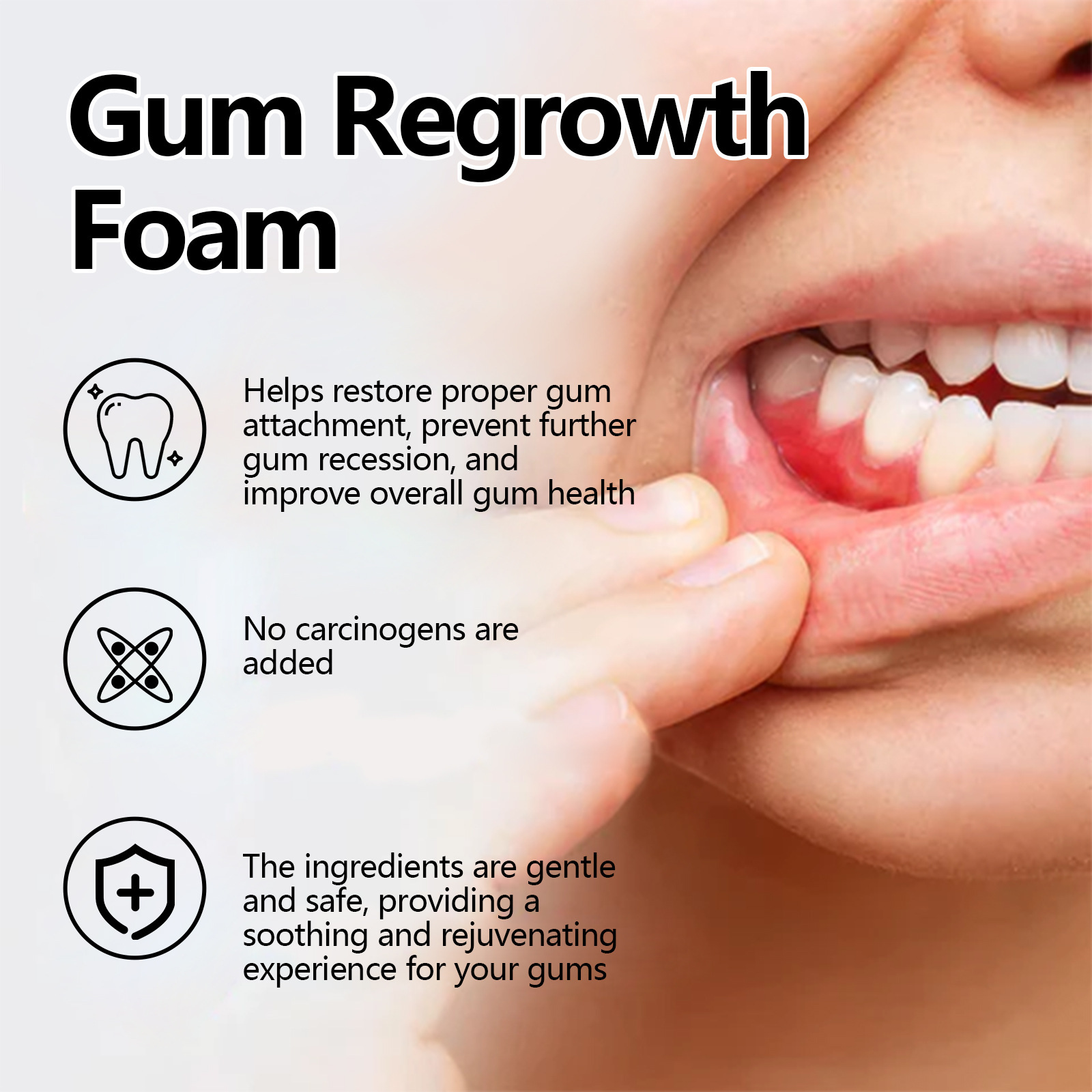 Gum Repair Foam Mousse Tandpas - Teeth Whitening Mousse recensie en prijs