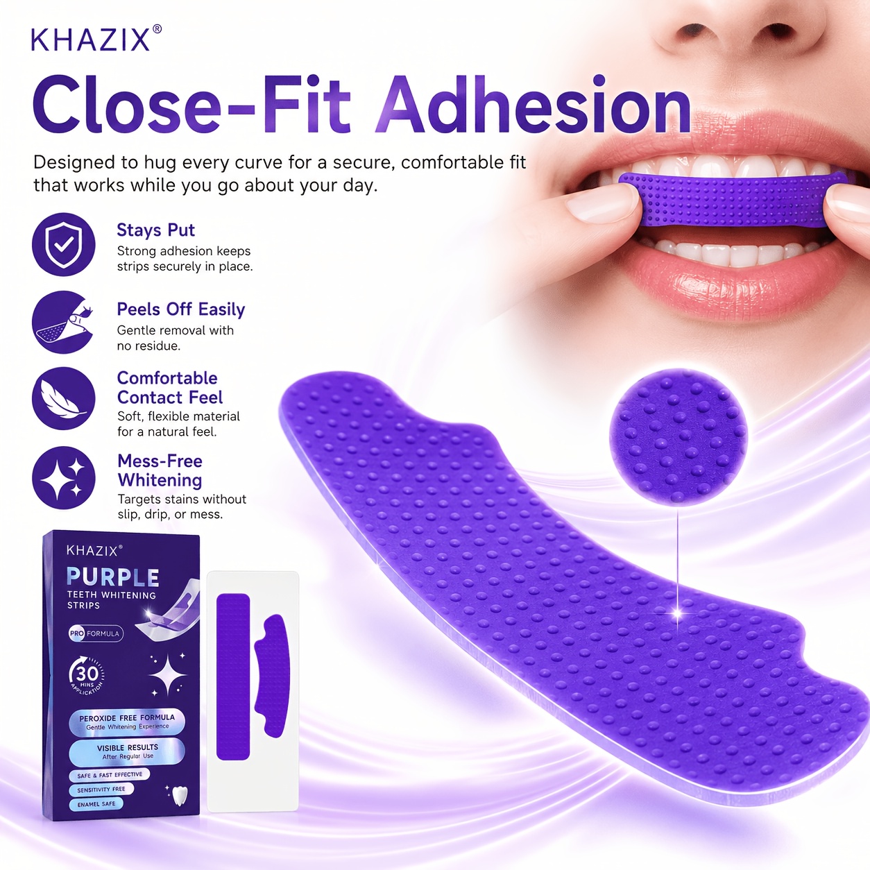 1/10 paar paarse tandenbleekst - Teeth Whitening Retainer recensie en prijs