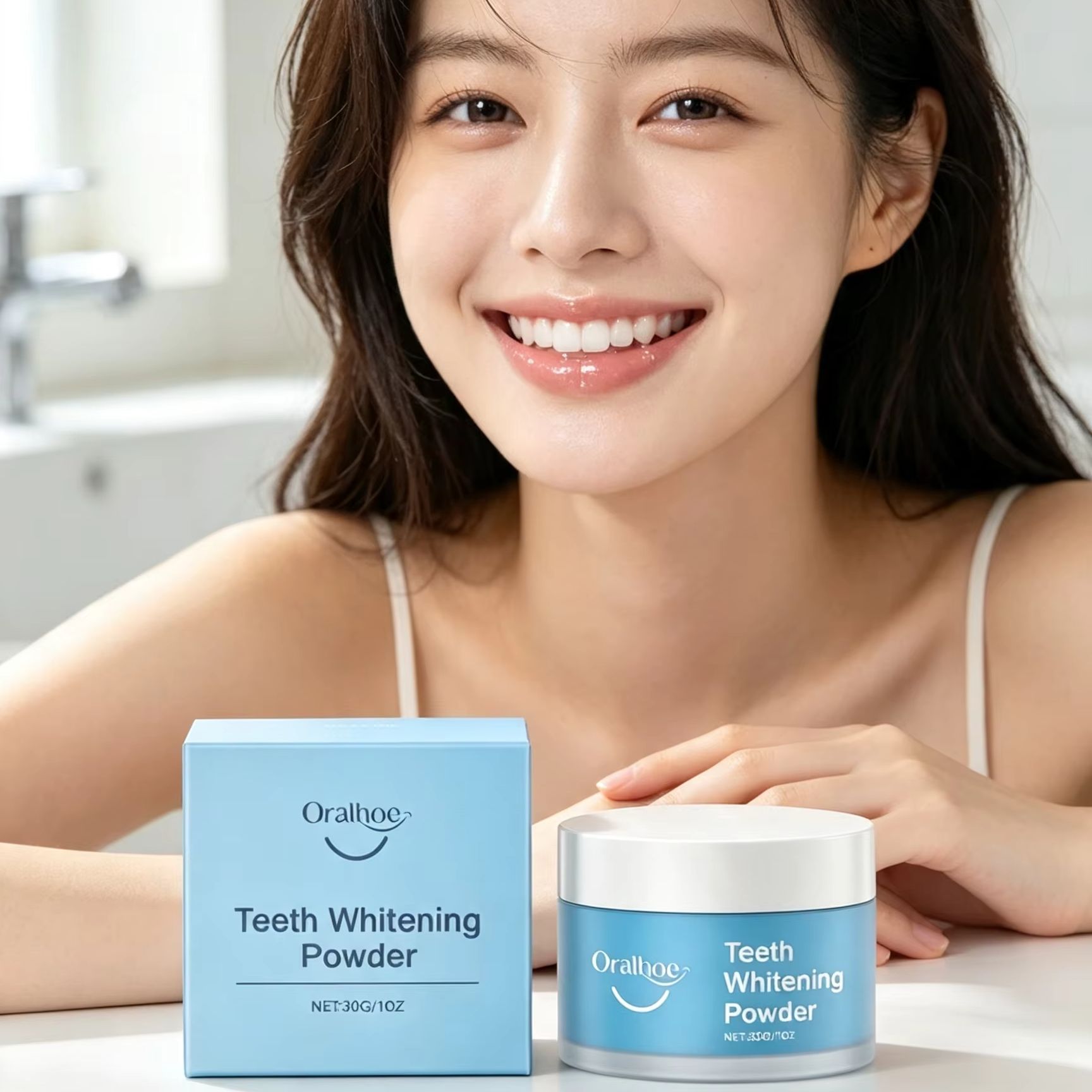 Oralhoe Tandpoeder voor het Po - Teeth Whitening Powder recensie en prijs