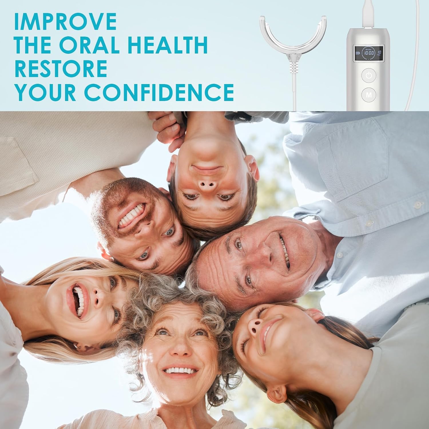 Tandenbleek-accelerator met 16 - Teeth Whitening Led Kit recensie en prijs