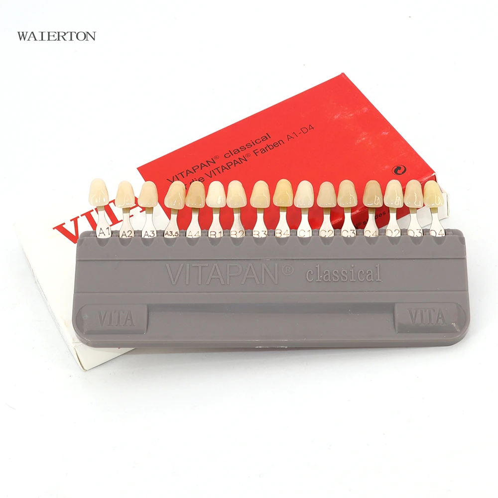 16 Kleuren Tandbleekporselein  - Teeth Whitening Shade Guide recensie en prijs
