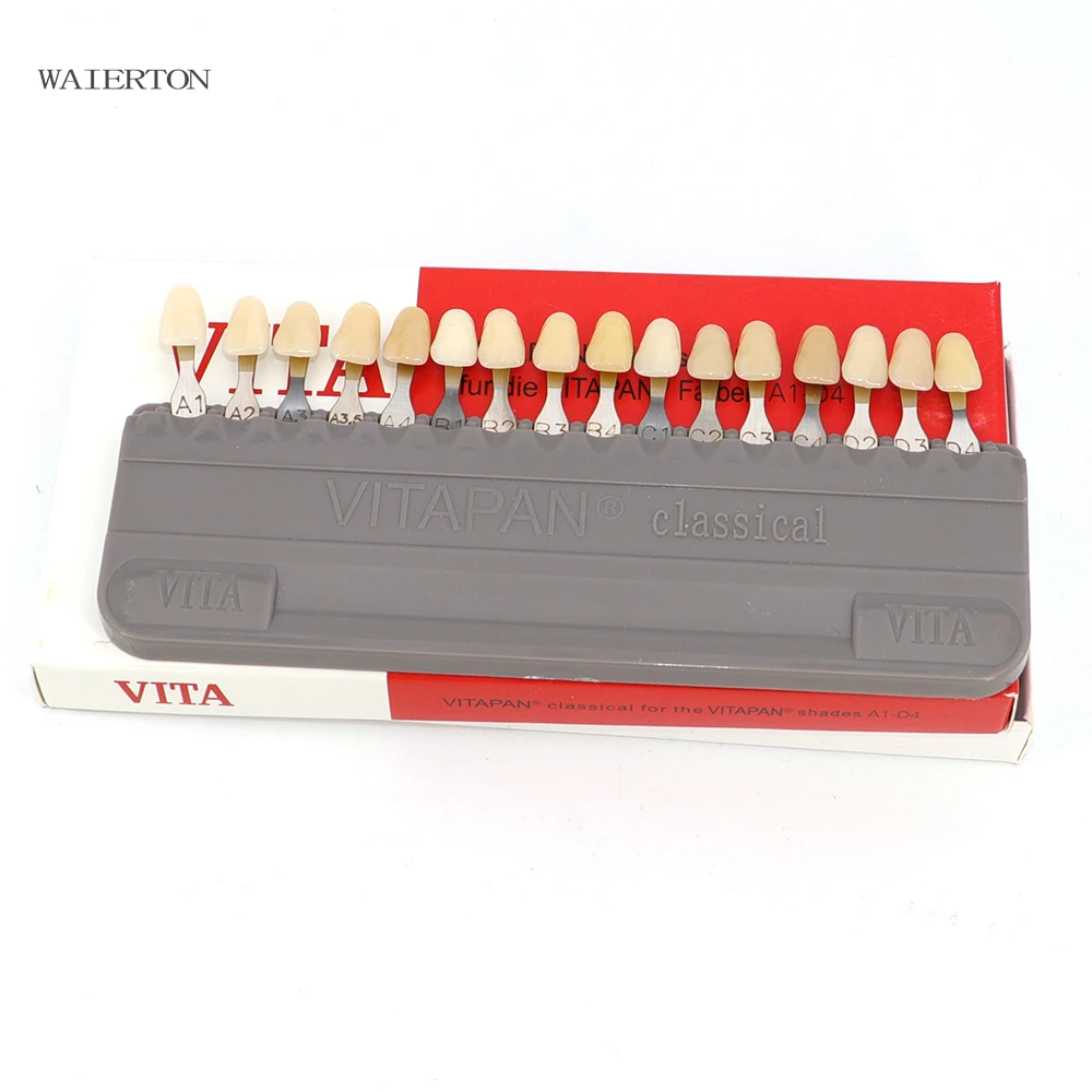 16 Kleuren Tandbleekporselein  - Teeth Whitening Shade Guide recensie en prijs