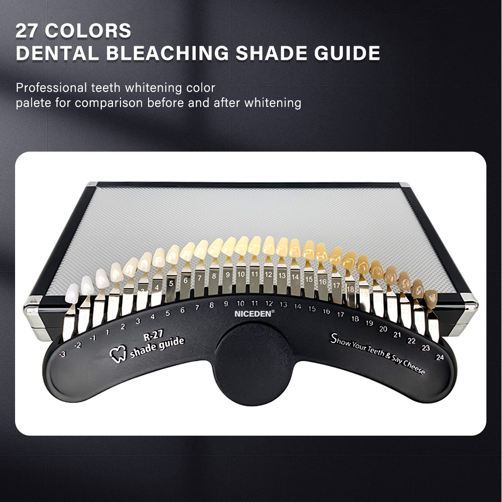 27 Kleuren Tandenbleekset 3D K - Teeth Whitening Shade Guide recensie en prijs