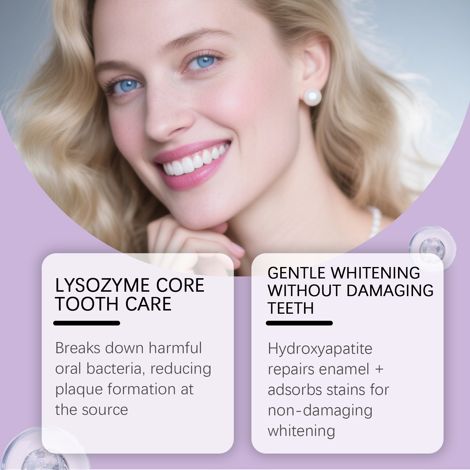 Hydroxyapatiet Witmakende Tand - Teeth Whitening Mousse recensie en prijs