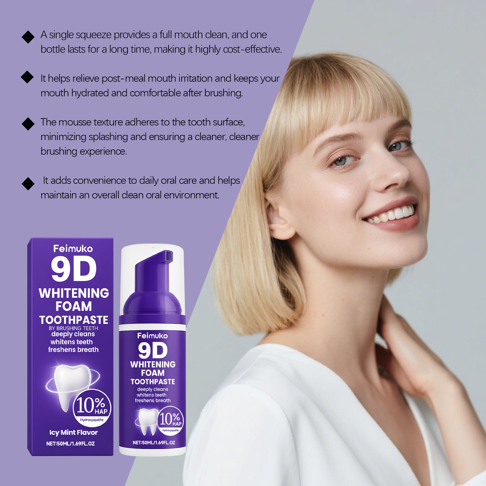 Tandenwitmakende mousse die di - Teeth Whitening Mousse recensie en prijs