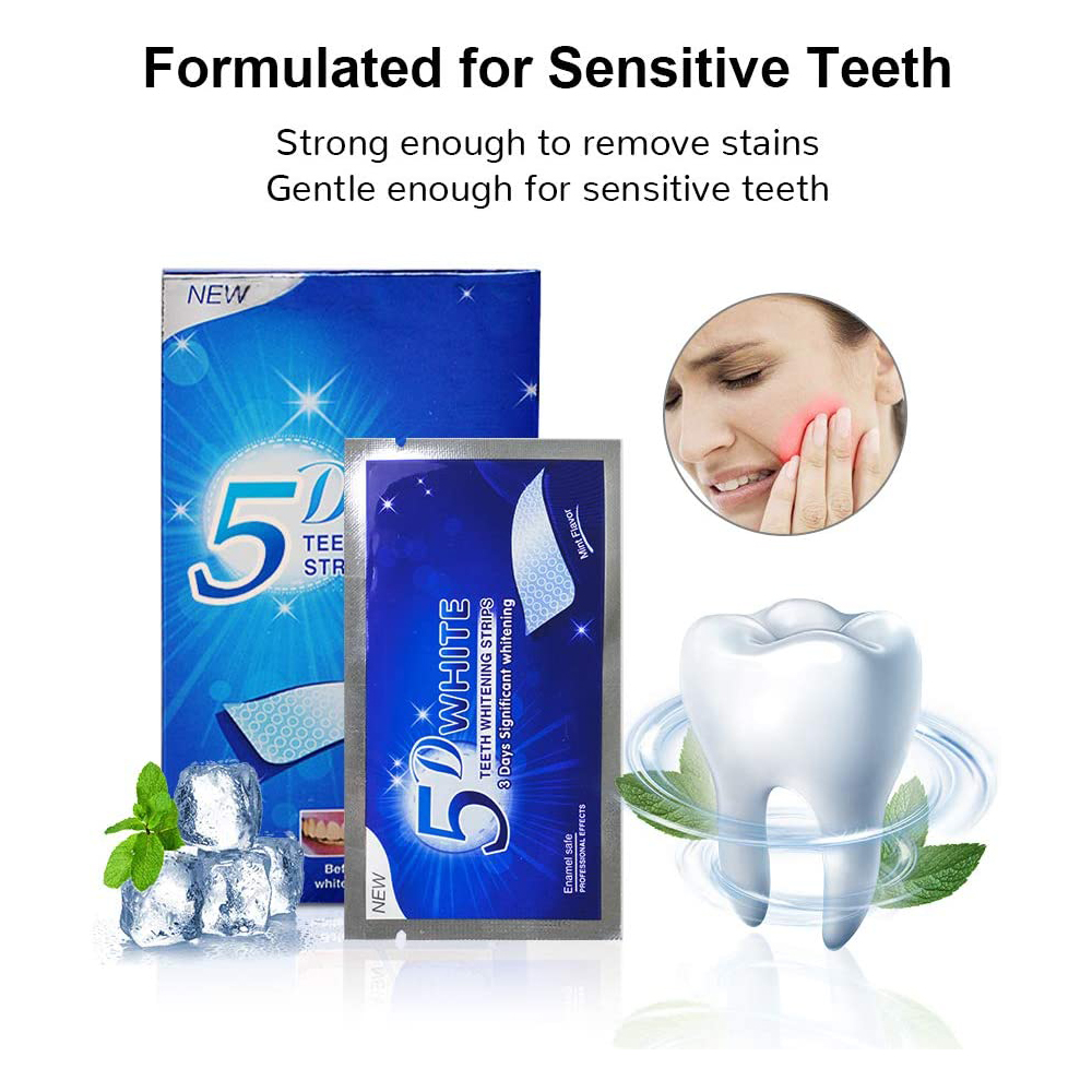 5D Witmakende Tandstrips, Whit - Teeth Whitening Led Kit recensie en prijs