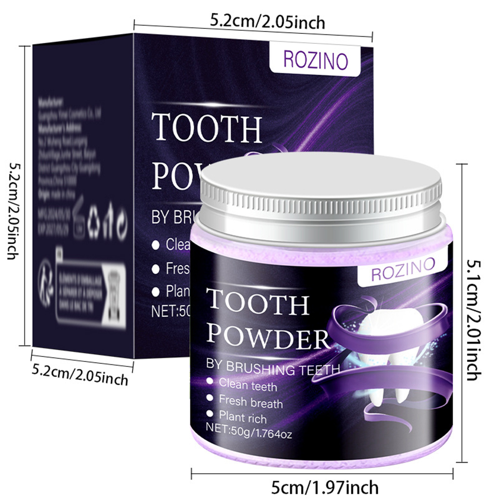 Paars-wit tandpoeder verwijder - Teeth Whitening For Photos recensie en prijs