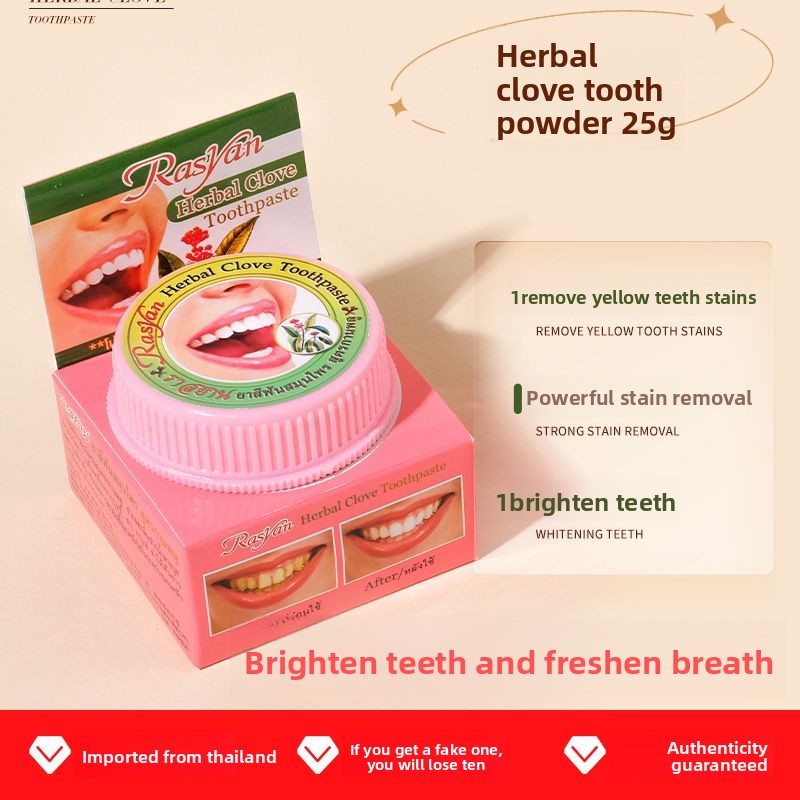 Thaise kruidentandpoeder met k - Teeth Whitening Powder recensie en prijs